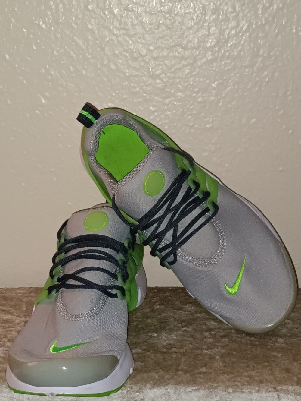 Nike Presto GS - Light Smoke Grey Green Strike
